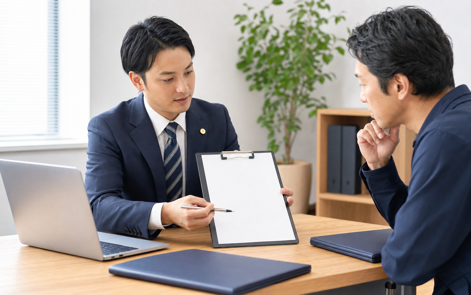 許認可申請の相談風景