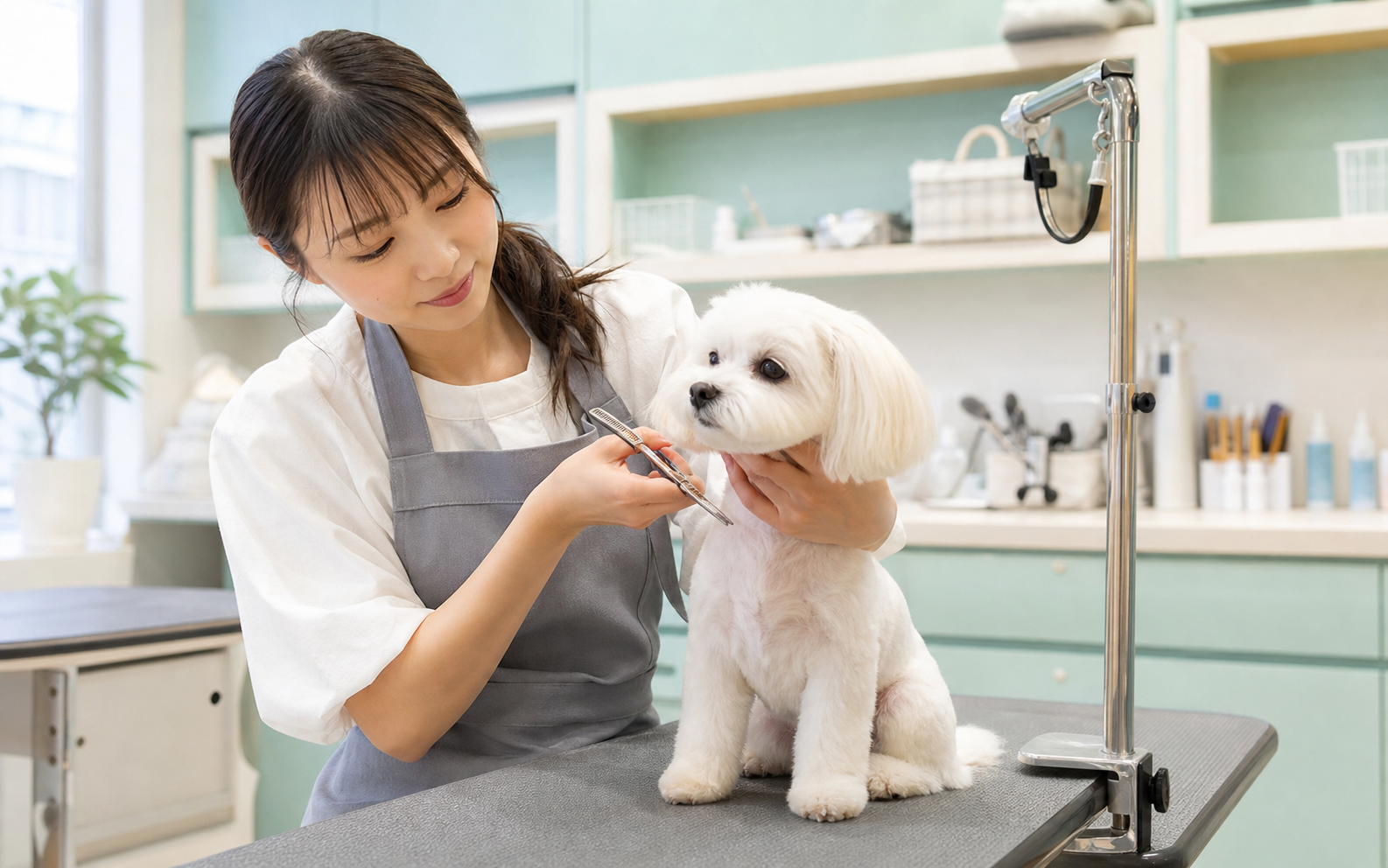 小型犬のトリミングカット
